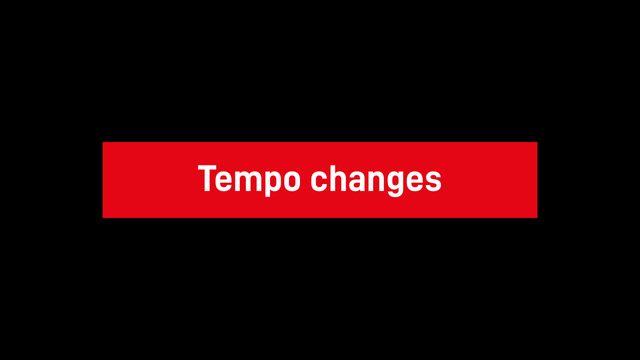T7 - Tempo changes
