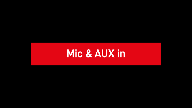 500 - Mic & Aux in