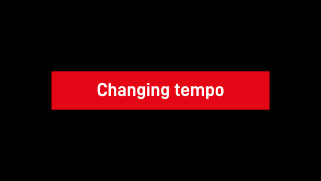 500 - Changing tempo